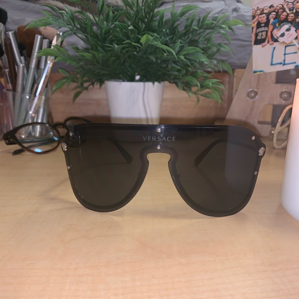 Versace Black #FRENERGY VISOR SUNGLASSES